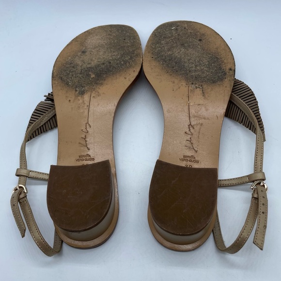 Lola Cruz Rhinestone Feather Sandal - Picture 9 of 10